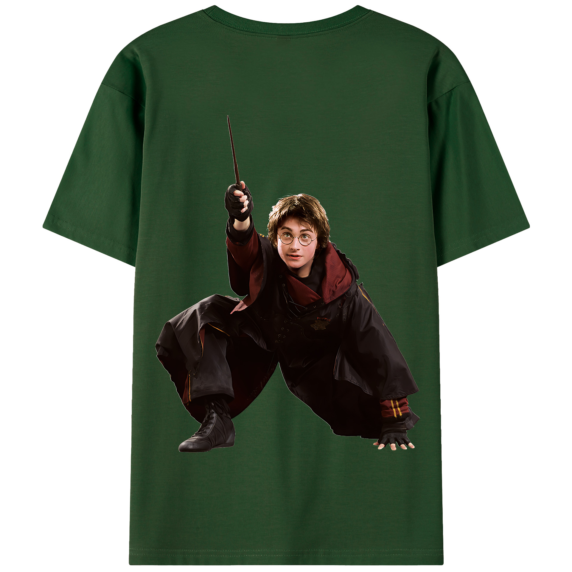 （画像用） Harry Potter ハリー・ポッターシリーズ 綿100％半袖Tシャツ（背面プリント）